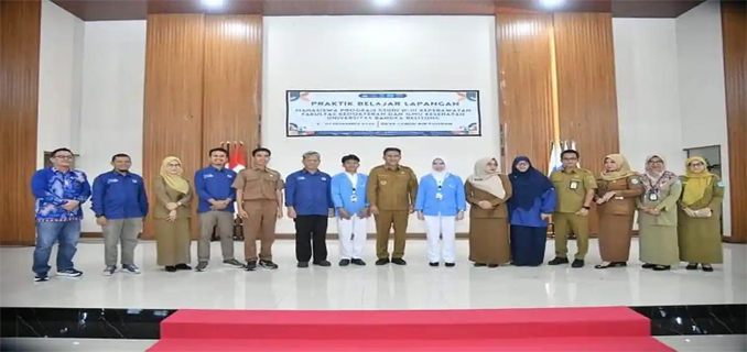 Bupati Bangka Melepas Mahasiswa Keperawatan UBB Jalani PBL