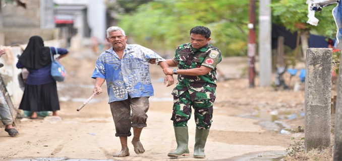 Kodam Iskandar Muda Buka Posko Kesehatan Korban Banjir