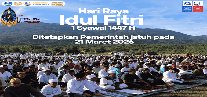 Pemerintah Resmi Tetapkan Lebaran Idul Fitri 2026 1 Syawal 1447 H Jatuh 21 Maret 2026