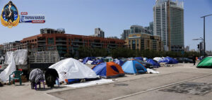 Tenda Pengungsi Membanjiri Jalanan Beirut Di Tengah Konflik