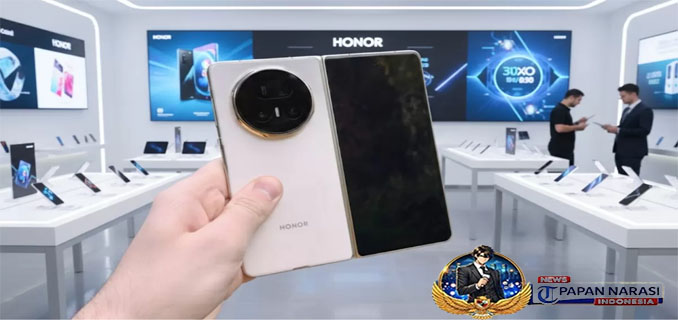 Honor Magic V6 Resmi HP Lipat Tipis dengan Baterai 7.150 mAh